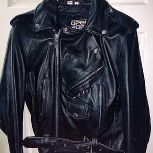 Open road leather jacket